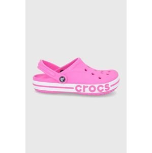Pantofle Crocs růžová barva