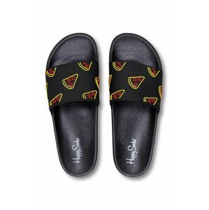 Pantofle Happy Socks černá barva