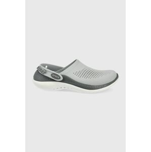 Pantofle Crocs šedá barva, 206708.0DT-LGHT.GREY