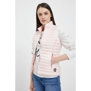 Péřová vesta Colmar růžová barva