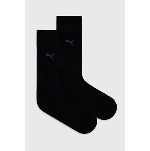 Ponožky Puma 907128 pánské, tmavomodrá barva