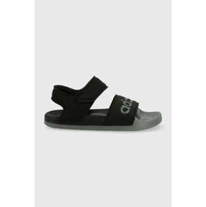 Dětské sandály adidas FY8649 černá barva