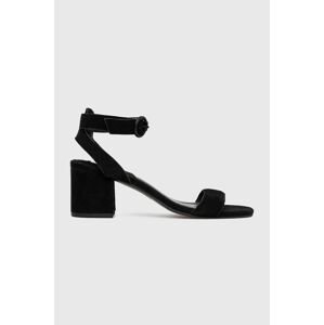 Semišové sandály Mexx Sandal Gianella černá barva