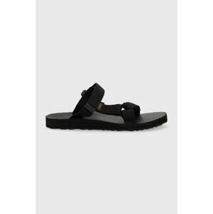 Pantofle Teva dámské, černá barva, 1124230.BLK-BLK