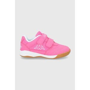 Dětské boty Kappa růžová barva