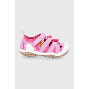 Dětské sandály Keen růžová barva