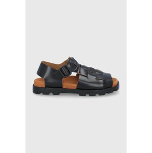 Kožené sandály Camper Brutus Sandal pánské, černá barva