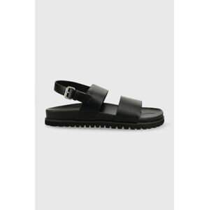 Kožené sandály Gant Primapal pánské, černá barva
