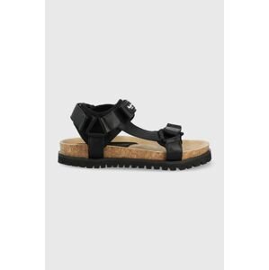 Sandály Pepe Jeans Urban Sandal Cork pánské, černá barva