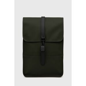 Batoh Rains 12800 Backpack Mini zelená barva, velký, hladký, 12800.03-Green