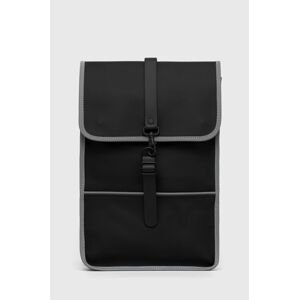 Batoh Rains 14080 Backpack Mini Reflective černá barva, velký, hladký