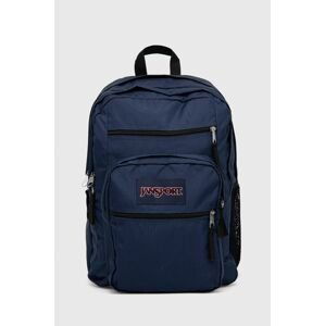 Batoh Jansport tmavomodrá barva, velký, s aplikací