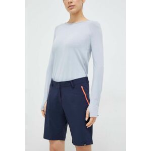 Outdoorové šortky Salewa Talvena tmavomodrá barva, medium waist