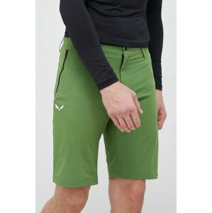 Outdoorové šortky Salewa Talveno zelená barva