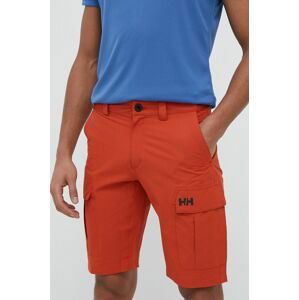 Outdoorové šortky Helly Hansen oranžová barva