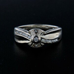 Stříbrný prsten 14323