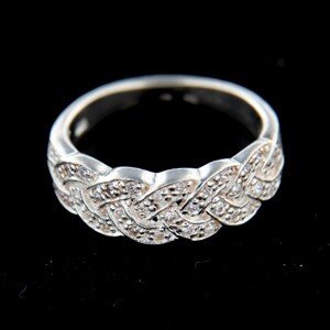 Stříbrný prsten 14819