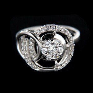 Stříbrný prsten 14935