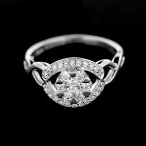 Stříbrný prsten 14973