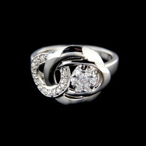 Stříbrný prsten 15242