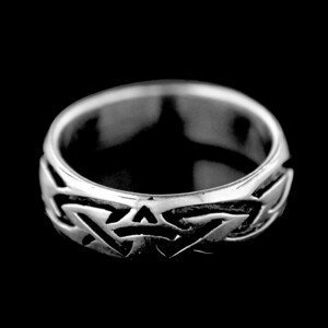 Stříbrný prsten 15397