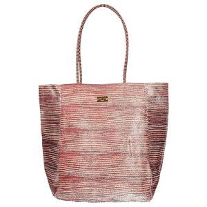 Růžová třpytivá plážová taška