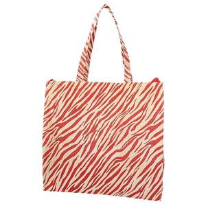 Červená plážová taška zebra