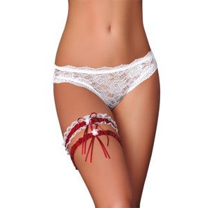 Elegantní podvazek Garter set maroon