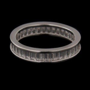 Stříbrný prsten 60778