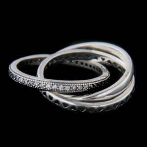 Stříbrný prsten 60888