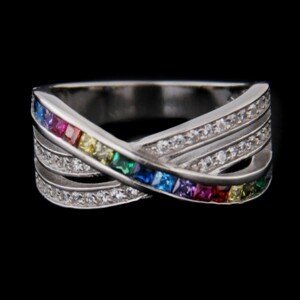 Stříbrný prsten 60894