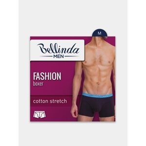 Modré pánské boxerky Bellinda FASHION BOXER