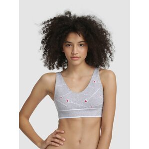 CHAMPION SEAMLESS BRALETTE - Dámská sportovní bezešvá podprsenka Champion - šedá