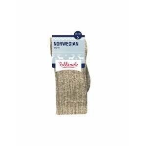 Šedé unisex zimní ponožky Bellinda NORWEGIAN STYLE SOCKS