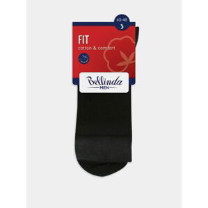 Tmavě šedé pánské zdravotní ponožky Bellinda FIT (HEALTHY) SOCKS