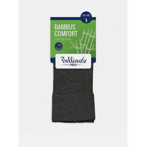 Tmavě hnědé pánské ponožky Bellinda BAMBUS COMFORT SOCKS