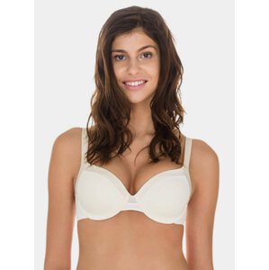 DIM INVISIBLE GENEROUS LIGHT PADDED BRA - Dámská vyztužená podprsenka - smetanová