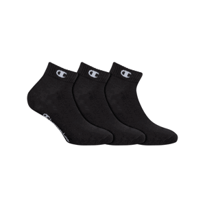 CHAMPION ANKLE SOCKS LEGACY 3x - Sportovní kotníkové ponožky 3 páry - černá