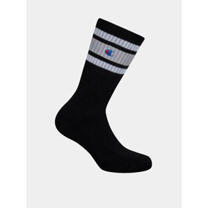 CREW SOCKS CHAMPION PREMIUM UNISEX - 1 pár prémiových sportovních ponožek Champion - černá