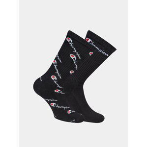 CHAMPION CREW FASHION MIX SOCKS 2x - Sportovní ponožky 2 páry - černá