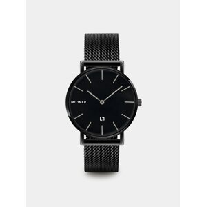 Dámské hodinky s černým nerezovým páskem Millner Mayfair