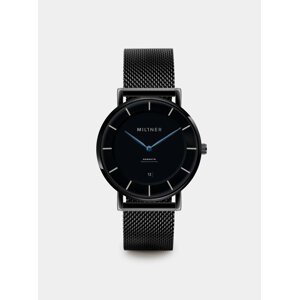 Pánské hodinky s černým nerezovým páskem Millner Regents
