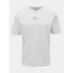 Bílé tričko s nápisem Jack & Jones