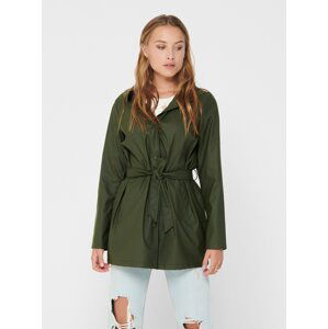 Khaki voděodolná parka Jacqueline de Yong