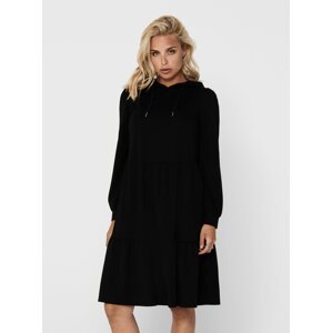 Černé mikinové šaty s kapucí JDY-Mary