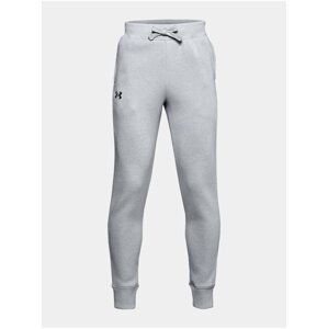 Šedé kalhoty Under Armour RIVAL COTTON PANTS