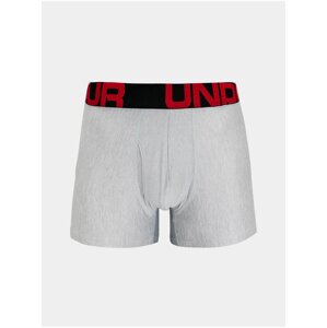 Šedé boxerky Under Armour UA Tech 3in 2 Pack