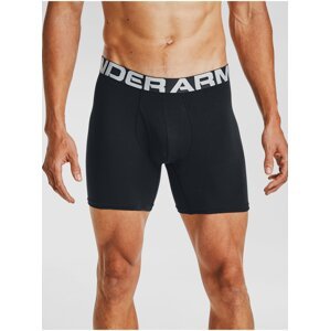 Černé boxerky Under Armour UA Charged Cotton 6in 3 Pack