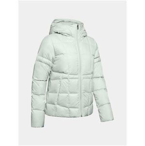 Šedá bunda Under Armour UA Armour Down Hooded Jkt