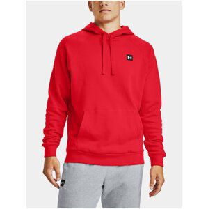 Červená mikina Under Armour Rival Fleece Hoodie